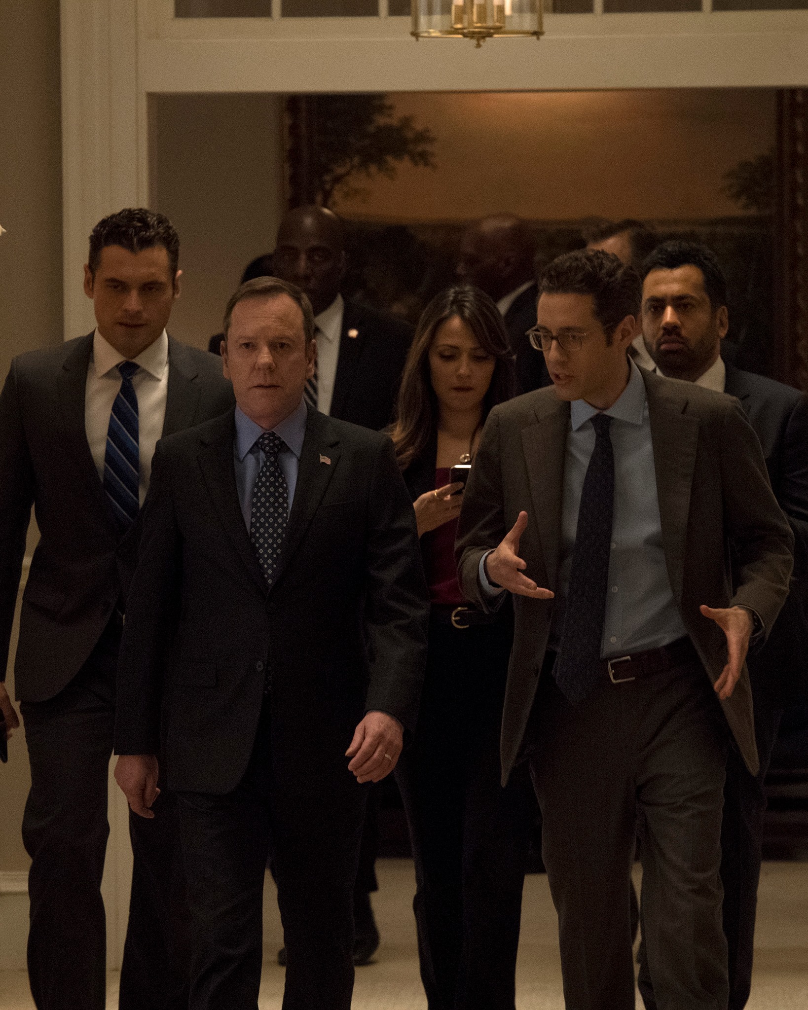 Kiefer Sutherland in a still from Designated Survivor